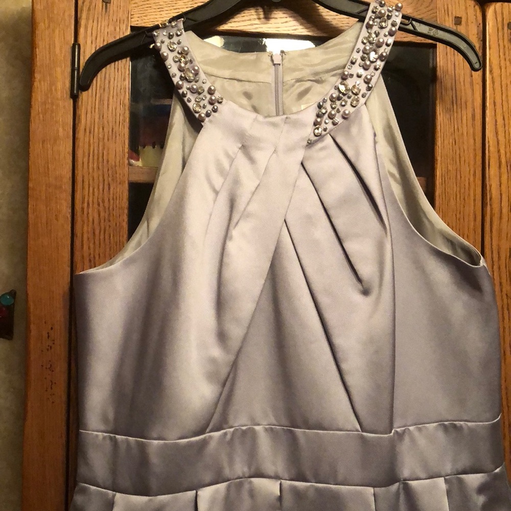 Silver Eliza J Formal Dress